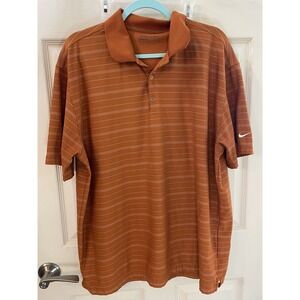 Nike Golf Polo XL Texas Longhorn Orange